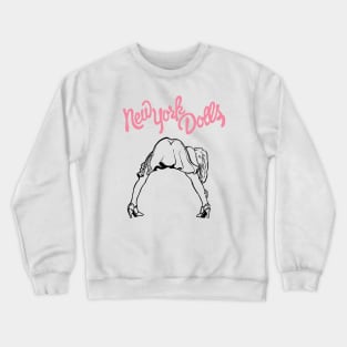 New York Dolls Bent Girl Crewneck Sweatshirt